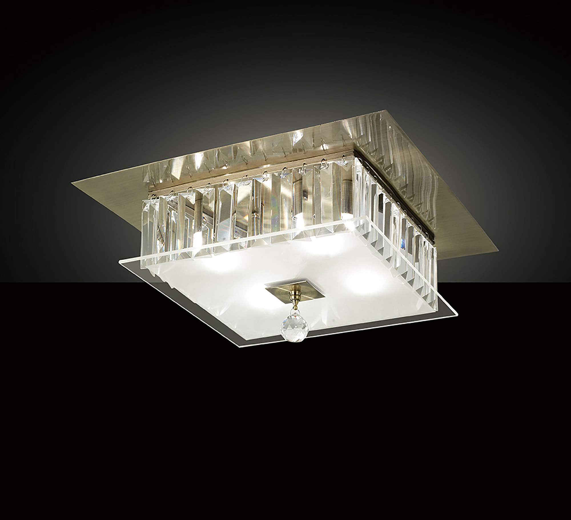 Tosca Crystal Ceiling Lights Diyas Ringed & Square Crystal Fittings Tosca Crystal Ceiling Lights Diyas Ringed & Square Crystal Fittings